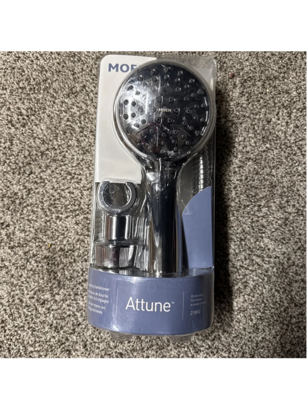 MOEN Attune 6-Spray Patterns, 4 in. Wall Mount Handheld Showerhead in Chrome